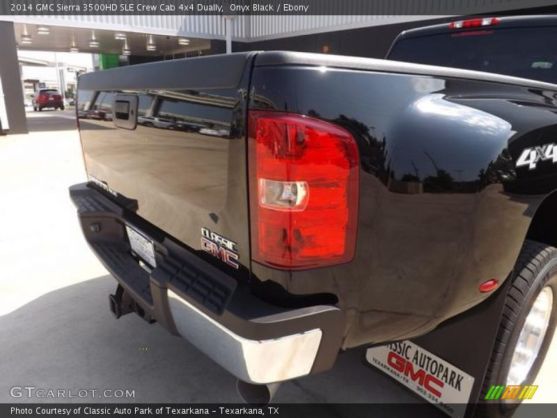 Onyx Black / Ebony 2014 GMC Sierra 3500HD SLE Crew Cab 4x4 Dually