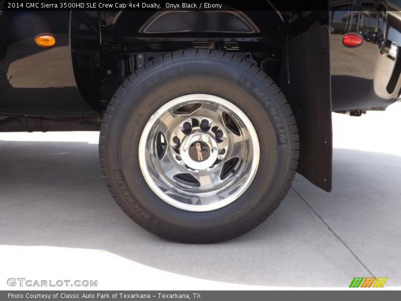 Onyx Black / Ebony 2014 GMC Sierra 3500HD SLE Crew Cab 4x4 Dually