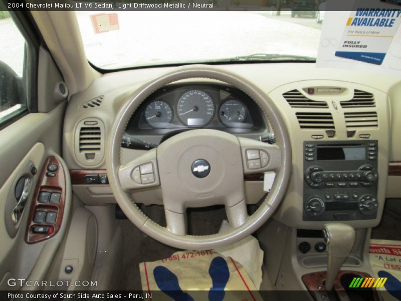 Light Driftwood Metallic / Neutral 2004 Chevrolet Malibu LT V6 Sedan