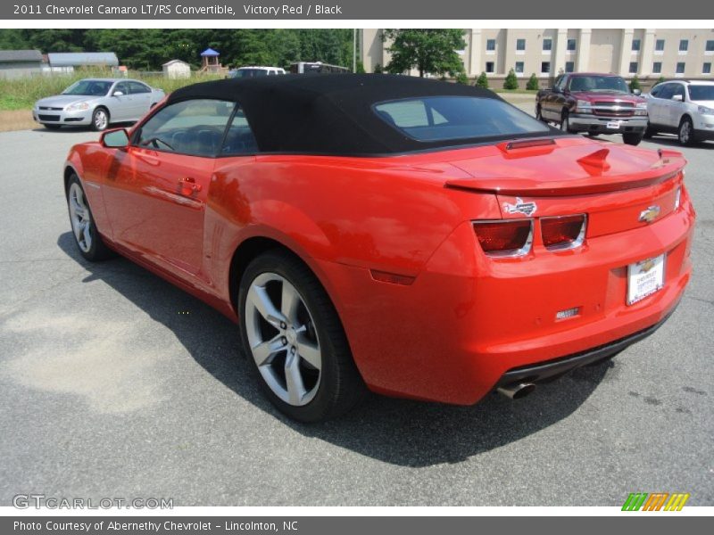 Victory Red / Black 2011 Chevrolet Camaro LT/RS Convertible