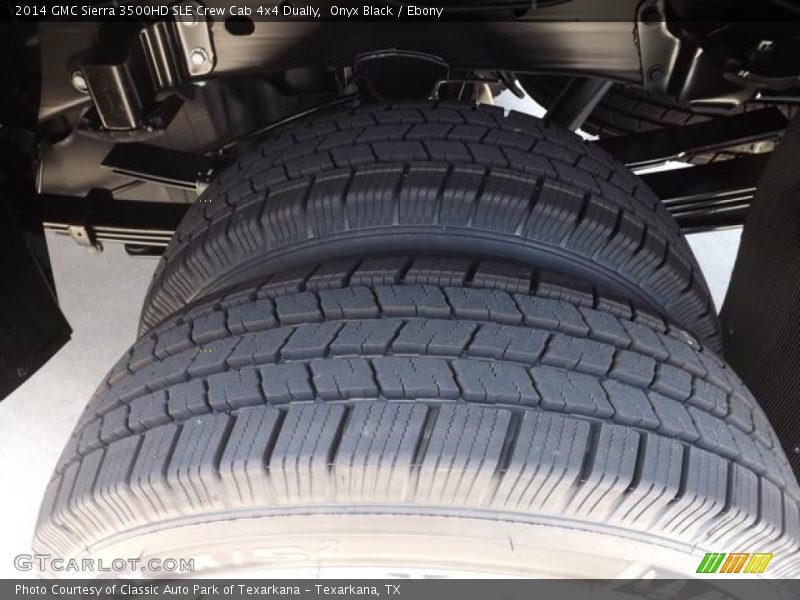 Onyx Black / Ebony 2014 GMC Sierra 3500HD SLE Crew Cab 4x4 Dually