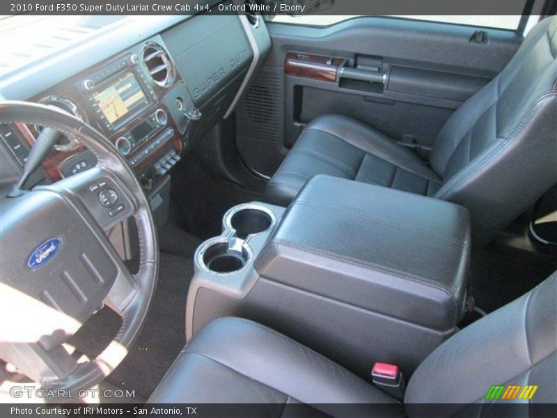 Oxford White / Ebony 2010 Ford F350 Super Duty Lariat Crew Cab 4x4