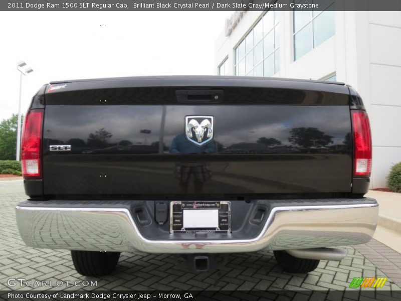 Brilliant Black Crystal Pearl / Dark Slate Gray/Medium Graystone 2011 Dodge Ram 1500 SLT Regular Cab