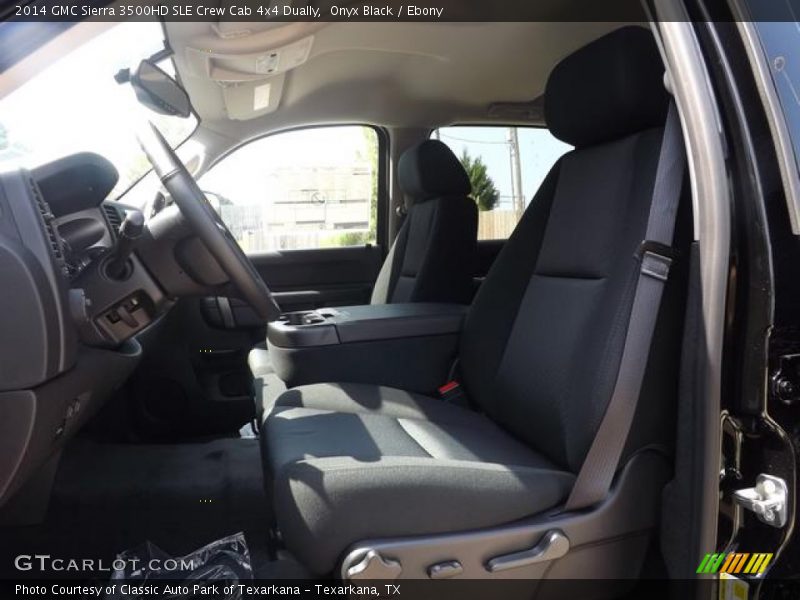 Onyx Black / Ebony 2014 GMC Sierra 3500HD SLE Crew Cab 4x4 Dually