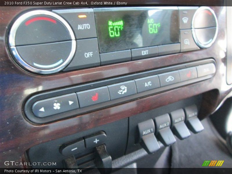 Oxford White / Ebony 2010 Ford F350 Super Duty Lariat Crew Cab 4x4