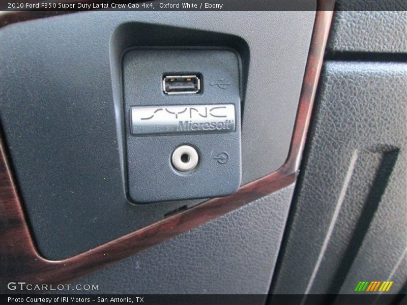 Oxford White / Ebony 2010 Ford F350 Super Duty Lariat Crew Cab 4x4