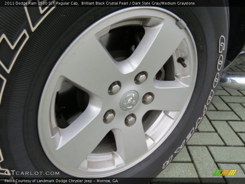 Brilliant Black Crystal Pearl / Dark Slate Gray/Medium Graystone 2011 Dodge Ram 1500 SLT Regular Cab