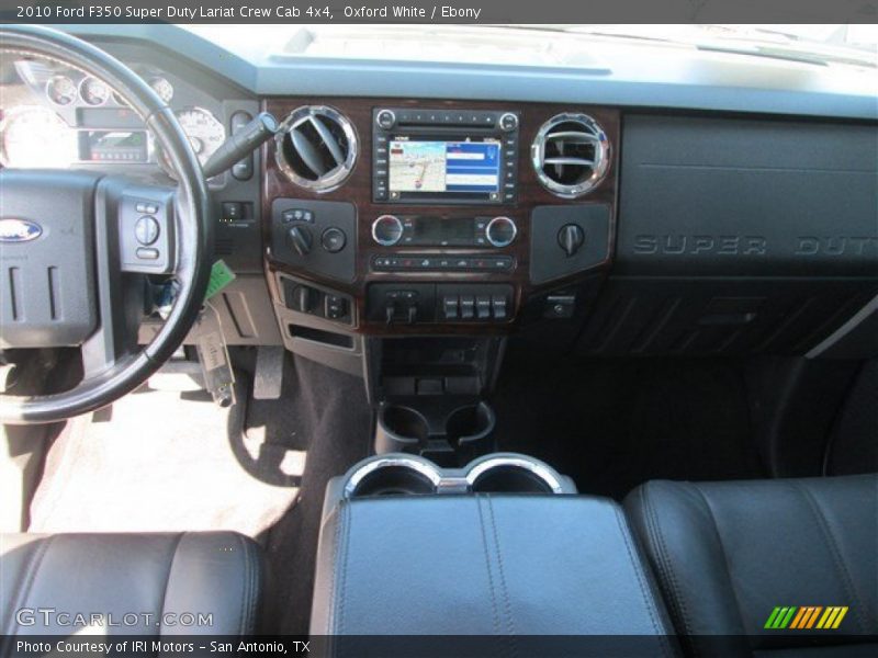 Oxford White / Ebony 2010 Ford F350 Super Duty Lariat Crew Cab 4x4