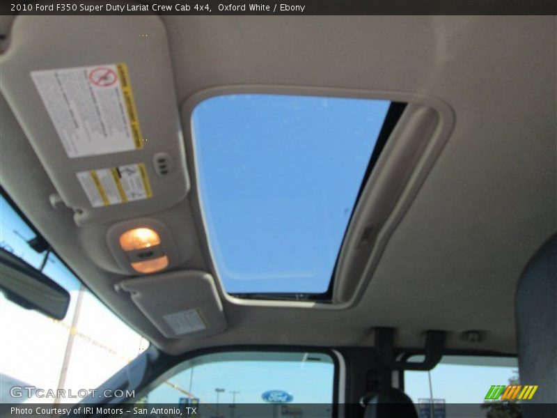Oxford White / Ebony 2010 Ford F350 Super Duty Lariat Crew Cab 4x4