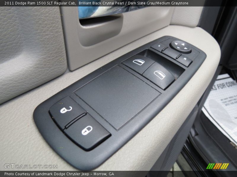 Brilliant Black Crystal Pearl / Dark Slate Gray/Medium Graystone 2011 Dodge Ram 1500 SLT Regular Cab