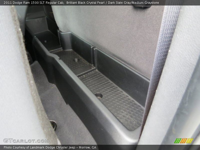 Brilliant Black Crystal Pearl / Dark Slate Gray/Medium Graystone 2011 Dodge Ram 1500 SLT Regular Cab