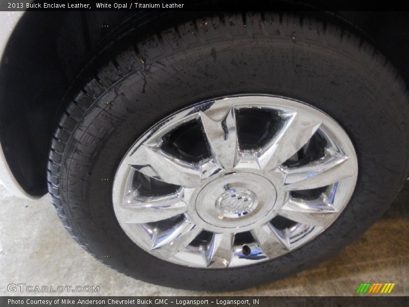 White Opal / Titanium Leather 2013 Buick Enclave Leather