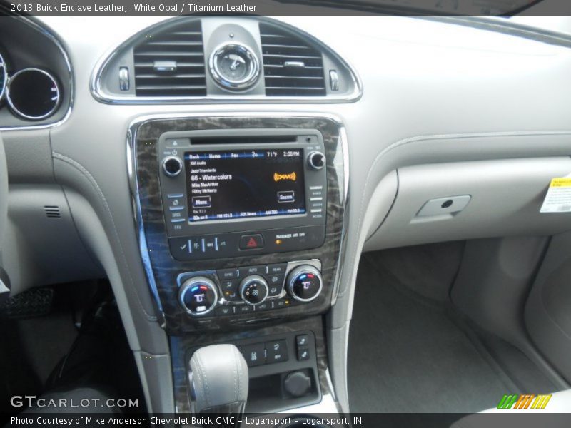 White Opal / Titanium Leather 2013 Buick Enclave Leather