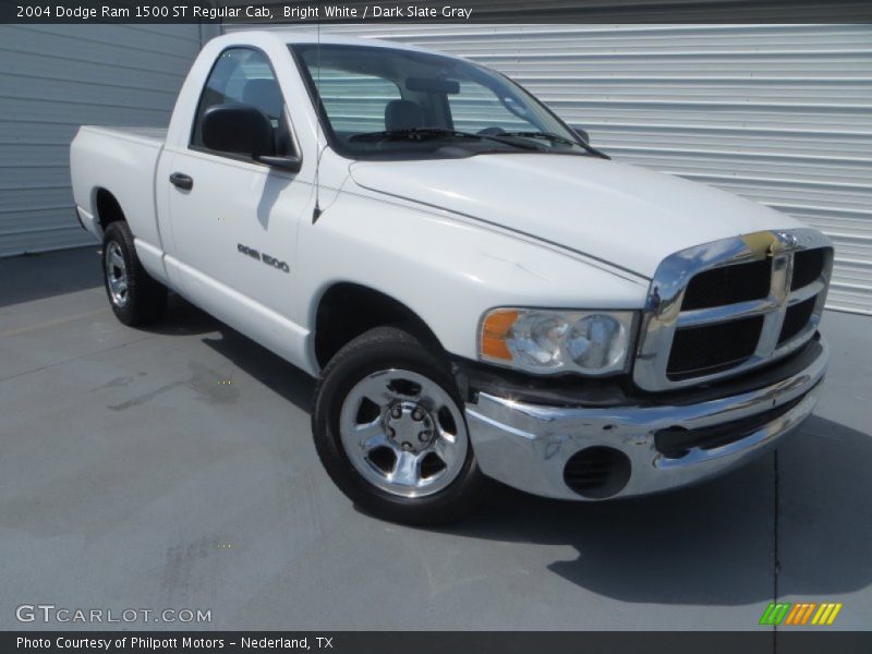 Bright White / Dark Slate Gray 2004 Dodge Ram 1500 ST Regular Cab