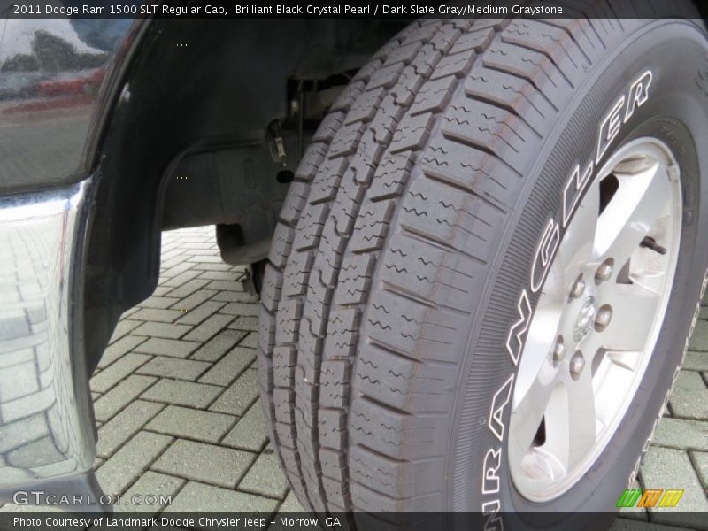 Brilliant Black Crystal Pearl / Dark Slate Gray/Medium Graystone 2011 Dodge Ram 1500 SLT Regular Cab