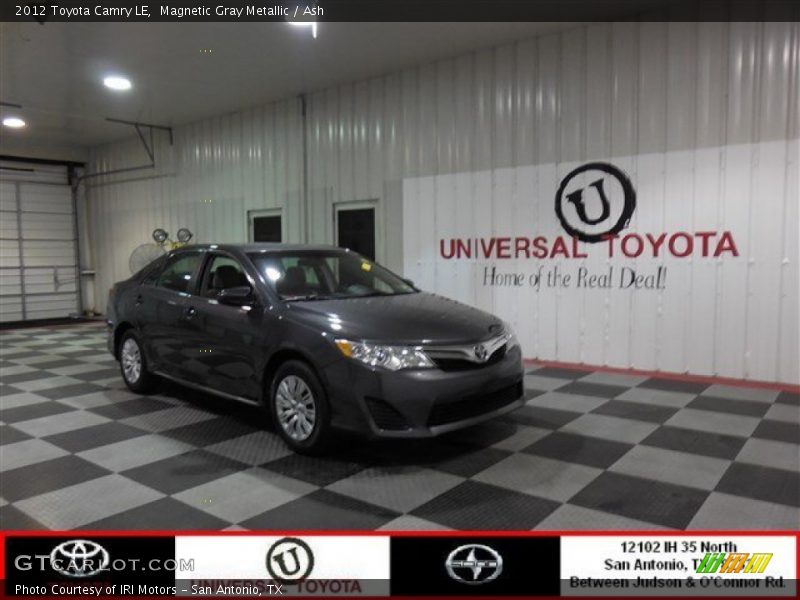 Magnetic Gray Metallic / Ash 2012 Toyota Camry LE