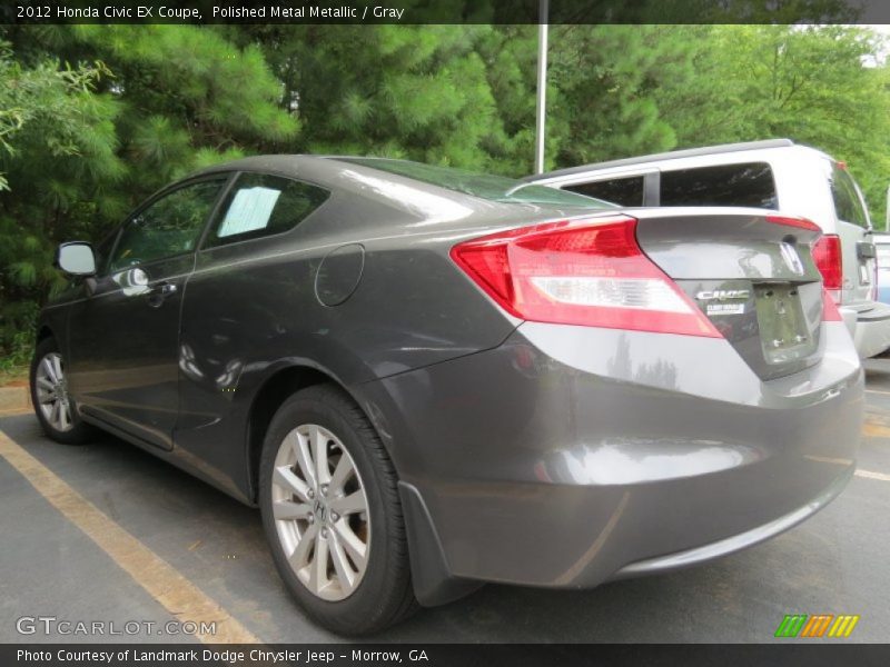 Polished Metal Metallic / Gray 2012 Honda Civic EX Coupe