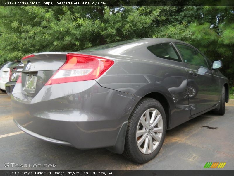 Polished Metal Metallic / Gray 2012 Honda Civic EX Coupe