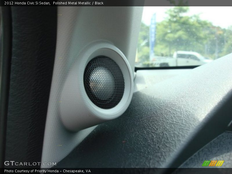 Polished Metal Metallic / Black 2012 Honda Civic Si Sedan