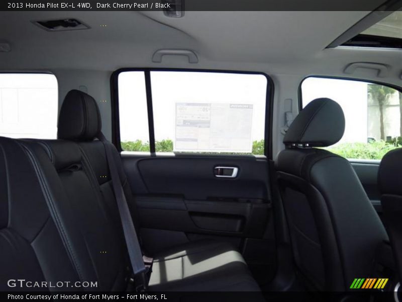 Dark Cherry Pearl / Black 2013 Honda Pilot EX-L 4WD