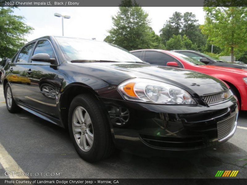 Black / Ebony 2012 Chevrolet Impala LS