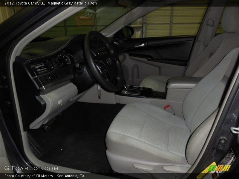 Magnetic Gray Metallic / Ash 2012 Toyota Camry LE