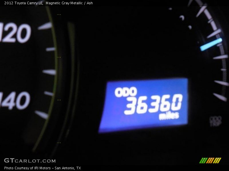Magnetic Gray Metallic / Ash 2012 Toyota Camry LE
