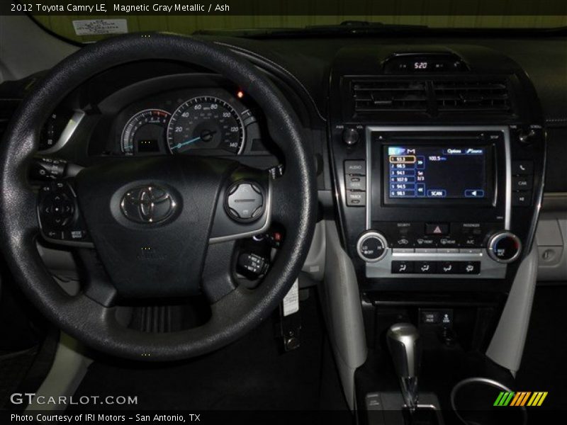Magnetic Gray Metallic / Ash 2012 Toyota Camry LE