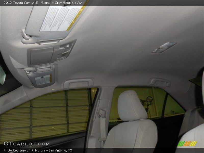 Magnetic Gray Metallic / Ash 2012 Toyota Camry LE