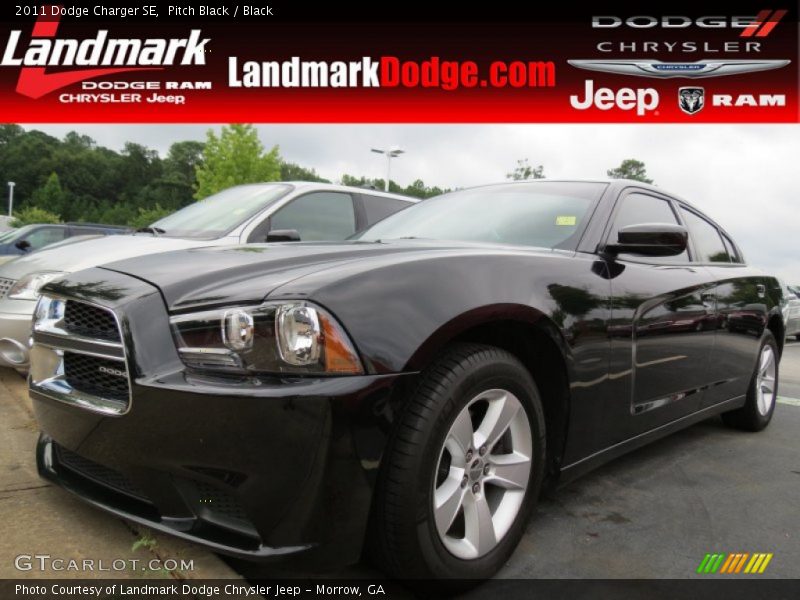 Pitch Black / Black 2011 Dodge Charger SE