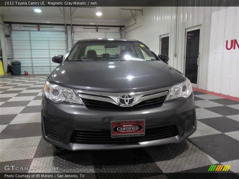 Magnetic Gray Metallic / Ash 2012 Toyota Camry LE