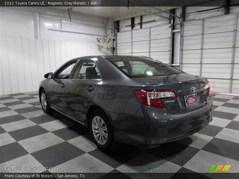 Magnetic Gray Metallic / Ash 2012 Toyota Camry LE