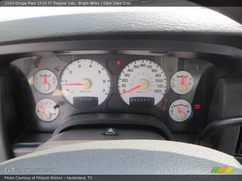 Bright White / Dark Slate Gray 2004 Dodge Ram 1500 ST Regular Cab