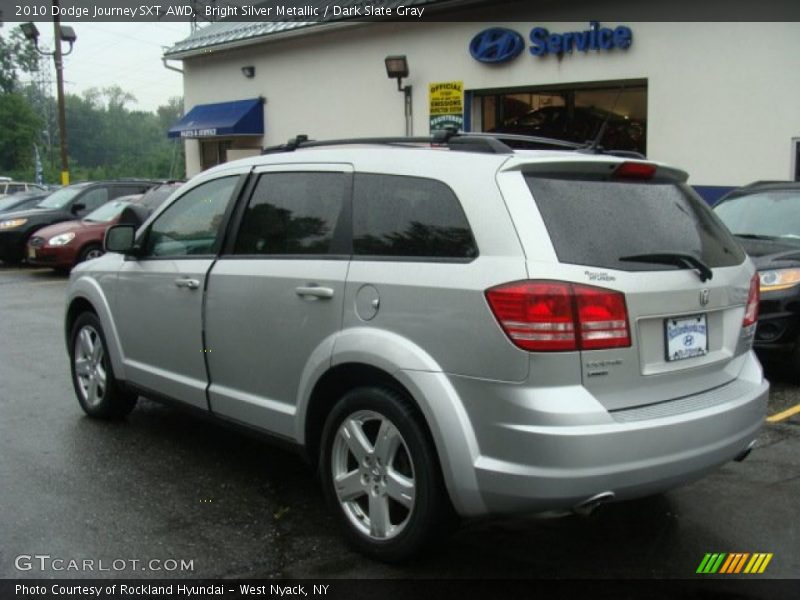 Bright Silver Metallic / Dark Slate Gray 2010 Dodge Journey SXT AWD