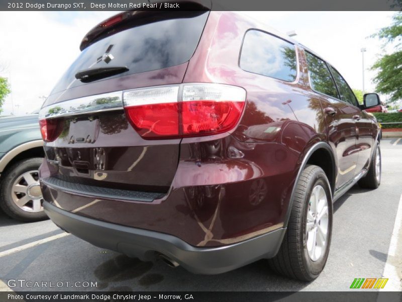 Deep Molten Red Pearl / Black 2012 Dodge Durango SXT