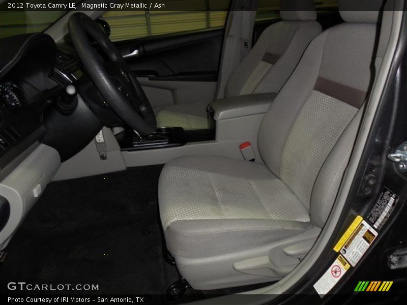 Magnetic Gray Metallic / Ash 2012 Toyota Camry LE