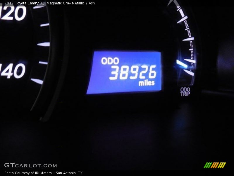 Magnetic Gray Metallic / Ash 2012 Toyota Camry LE