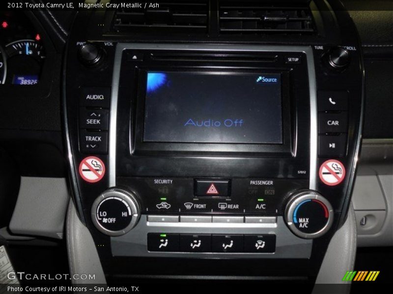 Magnetic Gray Metallic / Ash 2012 Toyota Camry LE