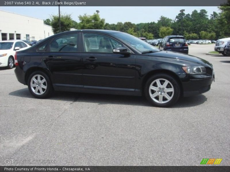 Black / Dark Beige/Quartz 2007 Volvo S40 2.4i