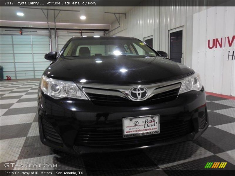 Attitude Black Metallic / Ivory 2012 Toyota Camry LE