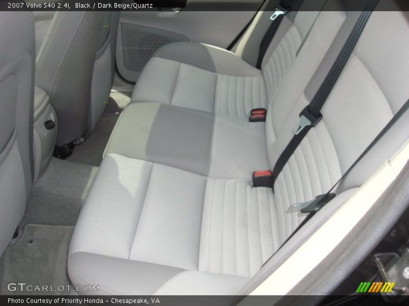Black / Dark Beige/Quartz 2007 Volvo S40 2.4i