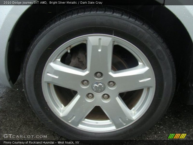 Bright Silver Metallic / Dark Slate Gray 2010 Dodge Journey SXT AWD