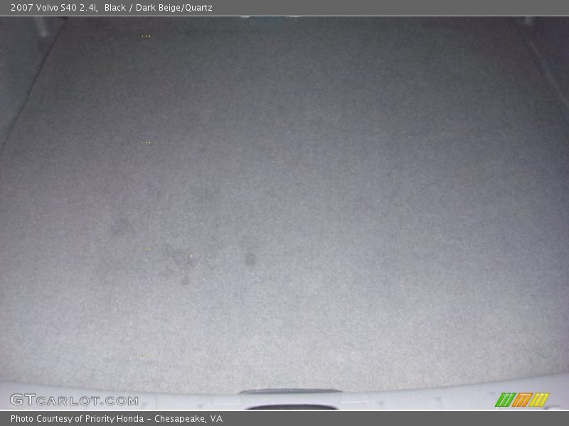Black / Dark Beige/Quartz 2007 Volvo S40 2.4i
