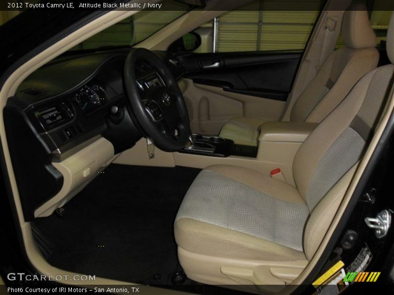 Attitude Black Metallic / Ivory 2012 Toyota Camry LE