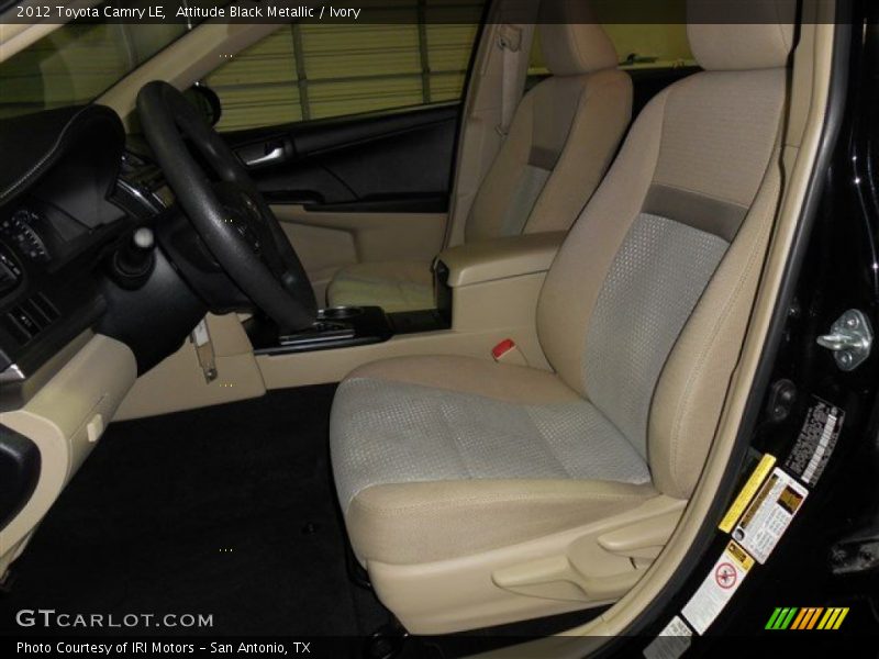 Attitude Black Metallic / Ivory 2012 Toyota Camry LE