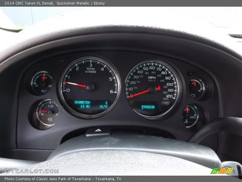 Quicksilver Metallic / Ebony 2014 GMC Yukon XL Denali