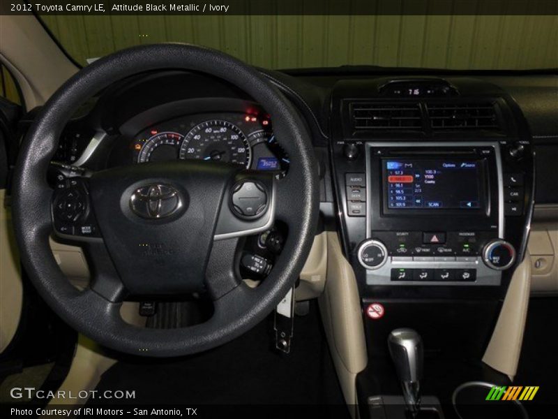 Attitude Black Metallic / Ivory 2012 Toyota Camry LE