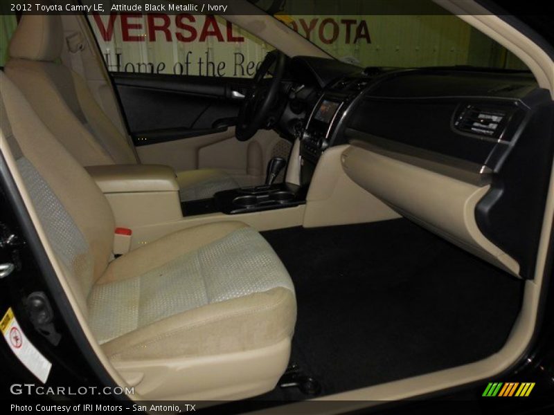 Attitude Black Metallic / Ivory 2012 Toyota Camry LE