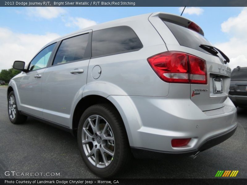 Bright Silver Metallic / R/T Black/Red Stitching 2013 Dodge Journey R/T