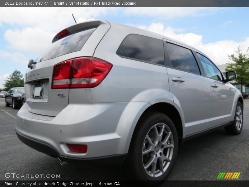 Bright Silver Metallic / R/T Black/Red Stitching 2013 Dodge Journey R/T